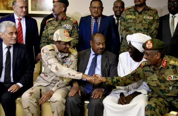 Image result for au and sudanese military junta photos